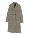 Paul Smith Double-breasted Coat Featuring Front Pockets In Gray
