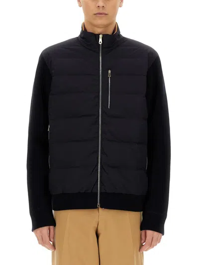 Paul Smith Men Hybrid Down Jacket In Blue