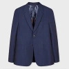Paul Smith Indigo Linen-cotton Buggy-lined Blazer Blue In Blue