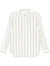 Paul Smith Inflorescence-print Shirt In White
