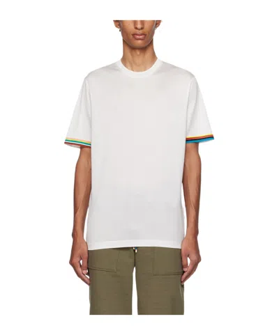 Paul Smith Item O-neck Short-sleeved T-shirt In White