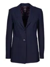 Paul Smith Tailored Virgin Wool Jacket With Patch Pockets And Central Vent In Black