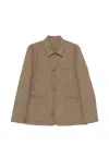 Paul Smith Jacket In Brown