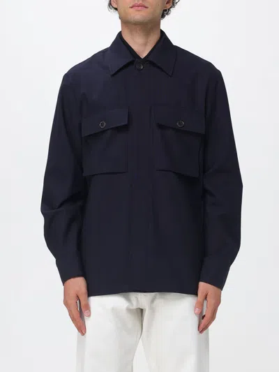 Paul Smith Jacket Men Color Navy In Blue