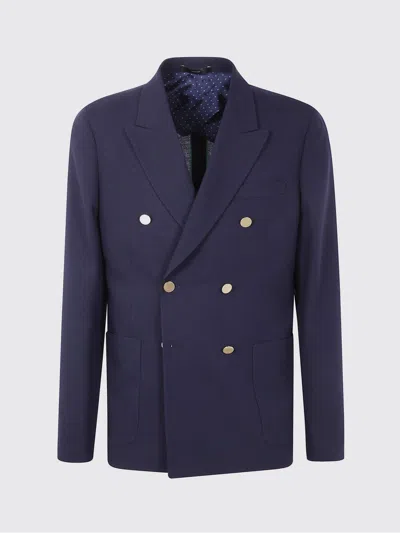 PAUL SMITH BLAZER PAUL SMITH MEN COLOR NAVY,H18411045