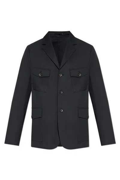 Paul Smith Flap-pockets Jacket In Black