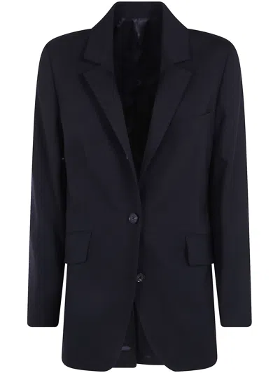 Paul Smith Single-breasted Wool Blazer In Blue