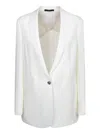 Paul Smith Tailored White Linen Jacket In White