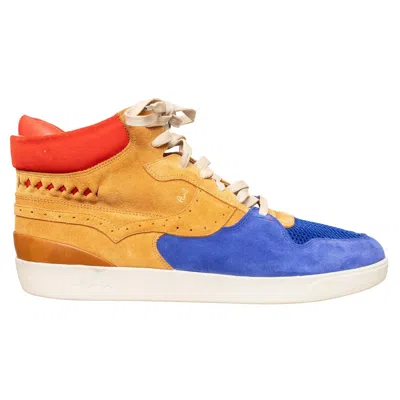 Pre-owned Paul Smith Jeans Suede Sneakers - '20s In Orange