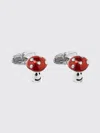 Paul Smith 'toadstool' Cufflinks Red In Multi