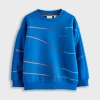 Paul Smith Junior 3-12 Years Blue Stripe Sweatshirt In Blue