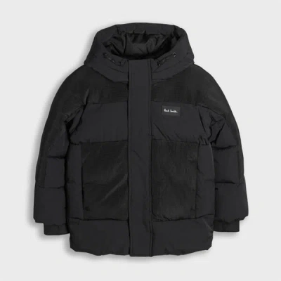 Paul Smith Junior 3-13 Years Black Shower Resistant Padded Jacket