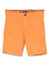 Paul Smith Junior Cotton Shorts In Orange