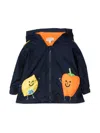 Paul Smith Junior Hooded Jacket In Blue