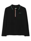 Paul Smith Junior Logo-embroidered Polo Shirt