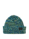 Paul Smith Wool Chunky Beanie In Blue