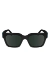 Paul Smith Men's Kenley Acetate Square Sunglasses In Black