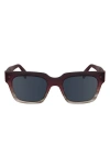 Paul Smith Men's Kenley Acetate Square Sunglasses In Burgundy/beige