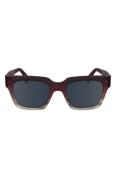PAUL SMITH PAUL SMITH KENLEY 52MM RECTANGULAR SUNGLASSES