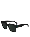 Paul Smith Men's Kenley Acetate Square Sunglasses In Black/gray Solid