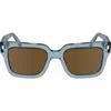 Paul Smith Kenton Square Sunglasses, 52mm In Azure