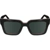 Paul Smith Kenton Square Sunglasses, 52mm In Black Multi-stripe