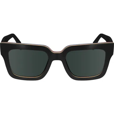 PAUL SMITH PAUL SMITH KENTON 52MM RECTANGULAR SUNGLASSES