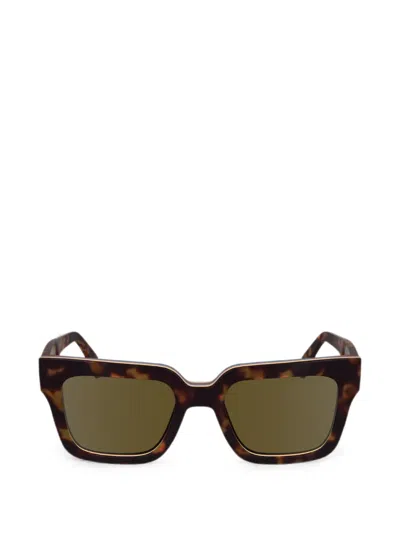 Paul Smith Kenton Square-frame Sunglasses In Brown