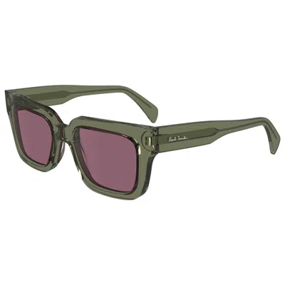 Paul Smith Kenton Unisex Sunglasses In Green
