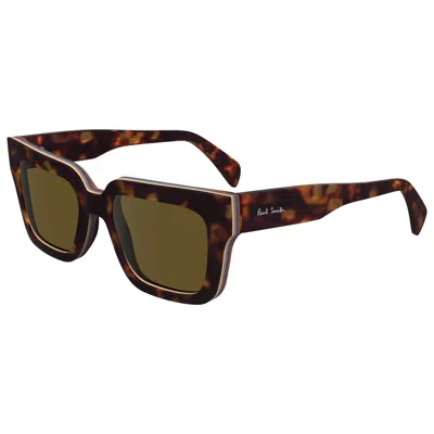 Paul Smith Kenton Unisex Sunglasses In Burgundy