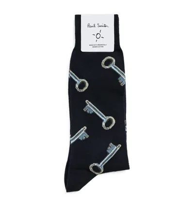 Paul Smith Keys Socks In Black