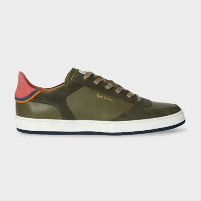 Paul Smith Khaki 'destry' Trainers Brown