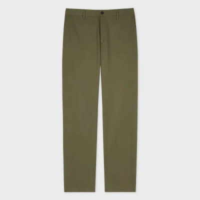 Paul Smith Khaki Fine Cotton-twill Chinos Green