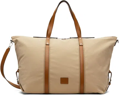 Paul Smith Khaki Holdall Duffle Bag In 63 Khaki