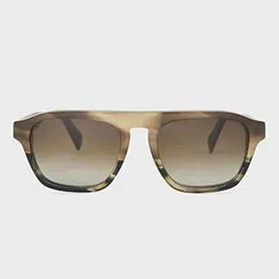 Paul Smith Khaki 'macleod' Sunglasses Multicolour