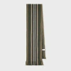Paul Smith Khaki Multistripe Merino Wool Scarf Brown In Green