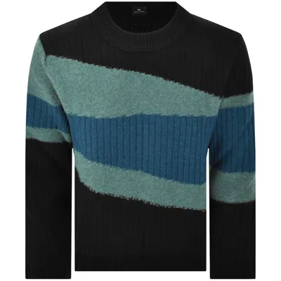 Paul Smith Knit Jumper Black In Multi