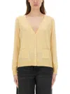 Paul Smith Women's Knitted Cardigan In Yellow
