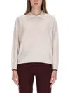 Paul Smith Knitted Collar Sweater In Neutral