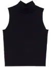 Paul Smith High Neck Top In 蓝色