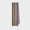 Paul Smith Striped-intarsia Wool Scarf In Multi