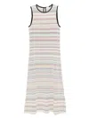 Paul Smith Knitted Midi Dress In Black