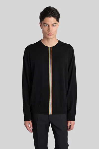 PAUL SMITH KNITWEAR IN BLACK WOOL
