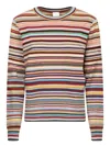 Paul Smith Signature Stripe Sweater In Multicolor