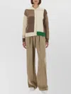 Paul Smith Knitwear With Ribbed Cuffs And Patch Pocket In Brown