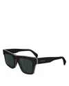 Paul Smith Men's Kramer Acetate Square Sunglasses In Black/gray Solid