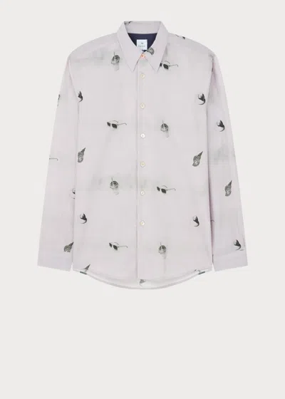 Paul Smith Mens Ls Regular Fit Shirt In White