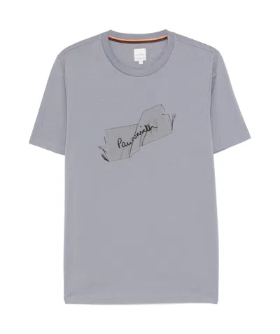 PAUL SMITH LABEL-PRINT T-SHIRT