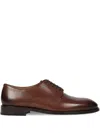 Paul Smith Lace-up Leather Derby Shoes In Brown