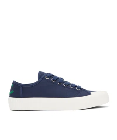 Paul Smith Lace-up Low-cut Casual Shoes In Navy Blue